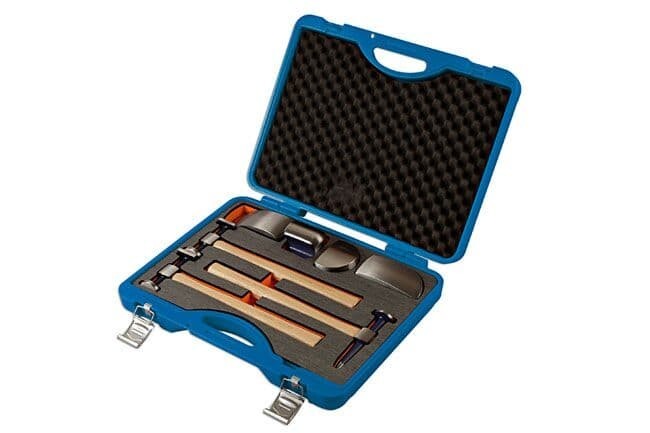 Power-Tec 92437 7 Piece Body Hammer & Dolly Set