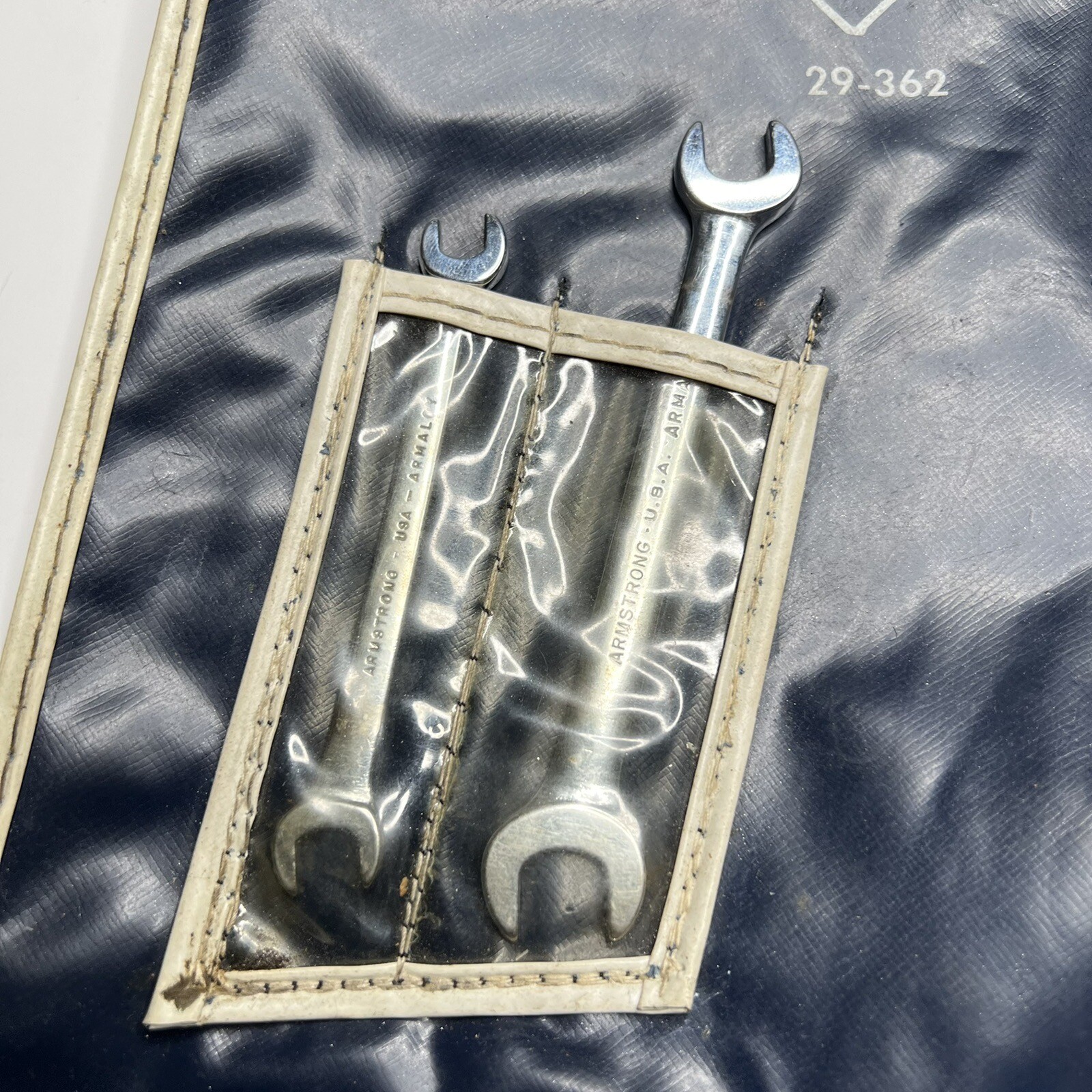 Armstrong Tools USA 11 Piece Double Open End Wrench Set SAE with Pouch 29-362