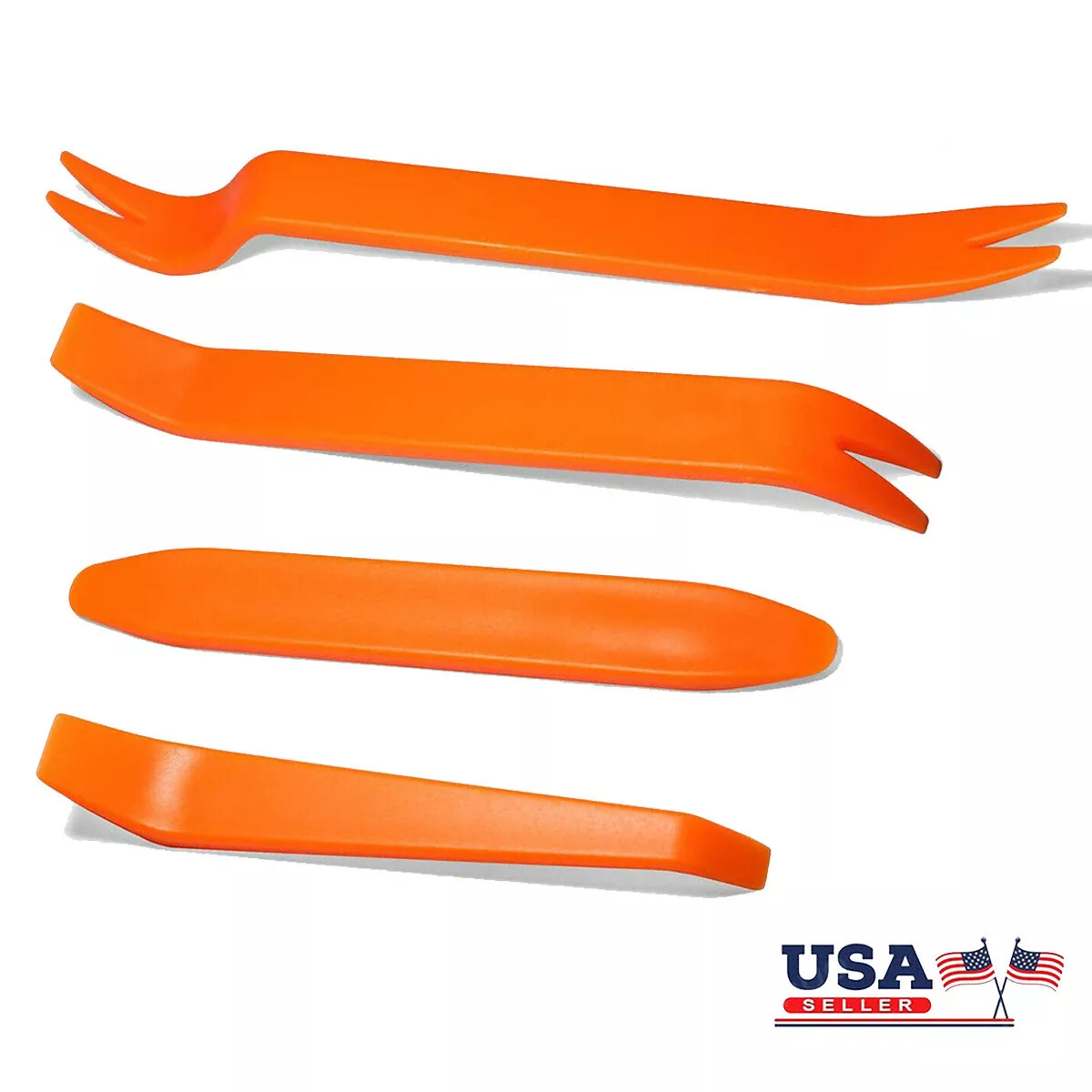 4x Car Door Trim Removal Tool Pry Panel Auto Dashboard Plastic For Jeep Wrangler