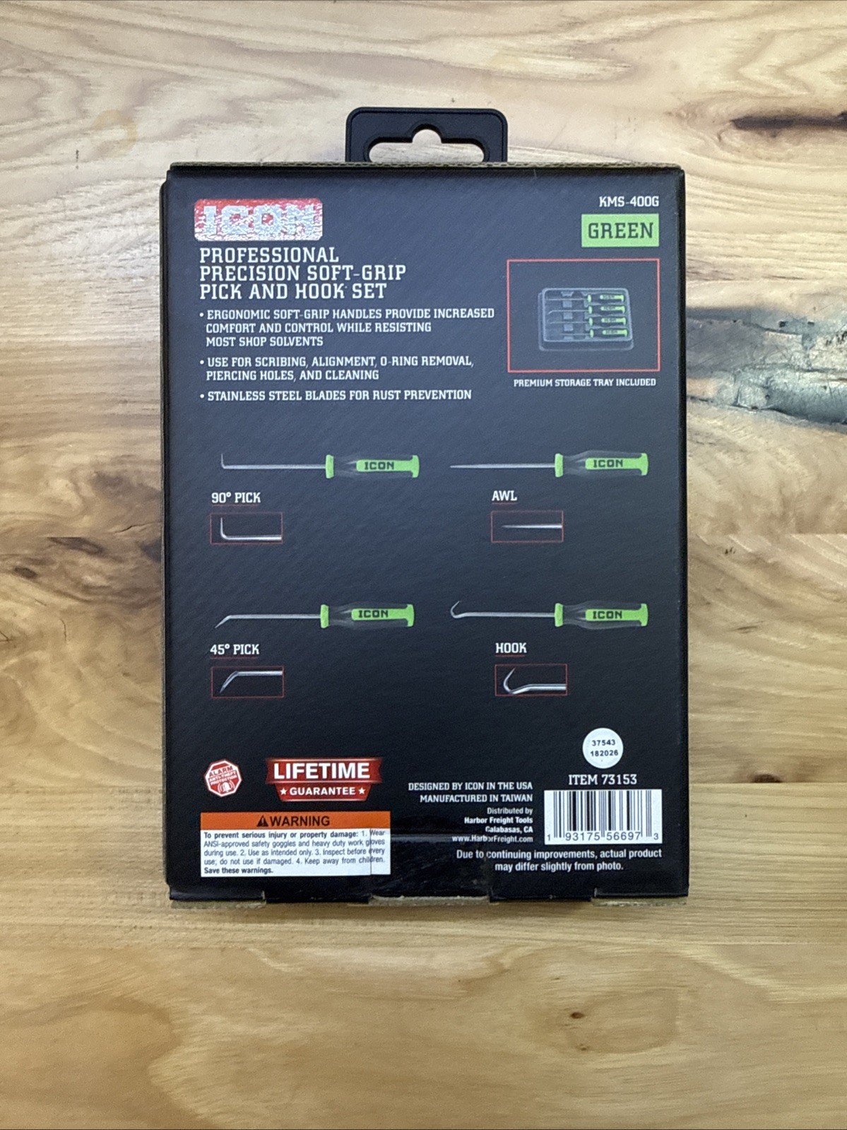 NEW Sealed ICON Brand Large 11” X 9” High Power Magnetic Mat & Green Pick Set