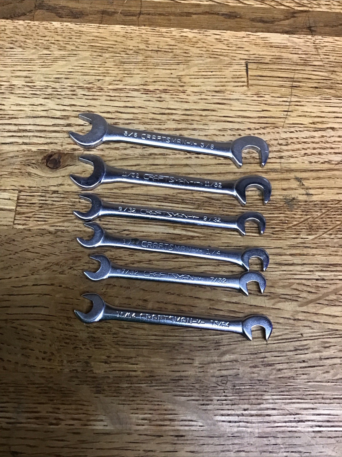 Vintage Craftsman -V- USA Open End Ignition Wrench Set