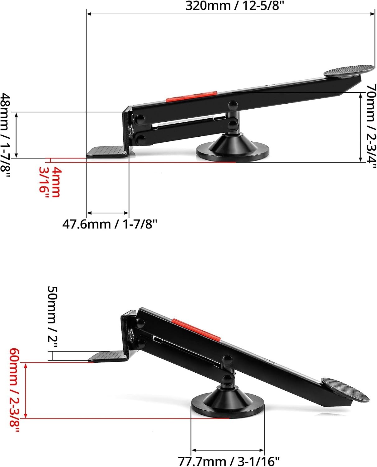 Durable Swivel Door Lifter Tool – Supports 75kg for Effortless Installations