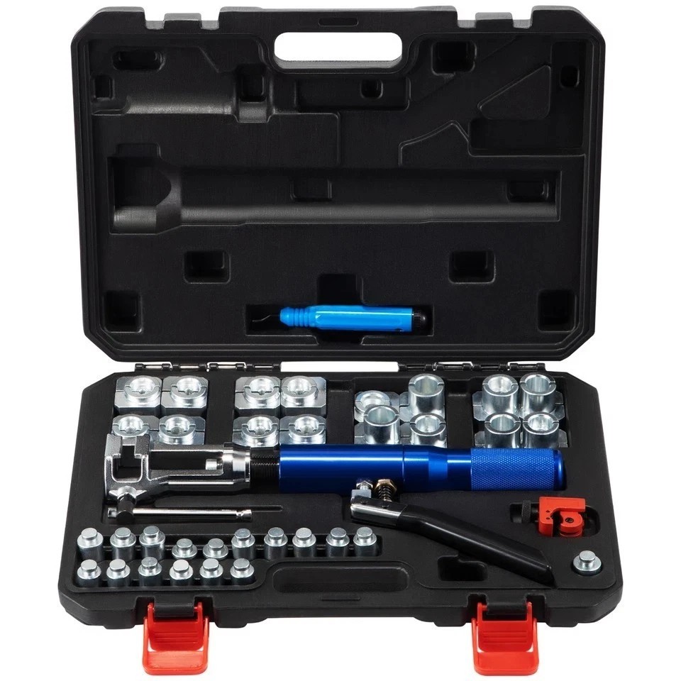 Hydraulic Flaring Tool Kit Double Flaring Tool 45° for 3/16″ to 1/2″ Tube