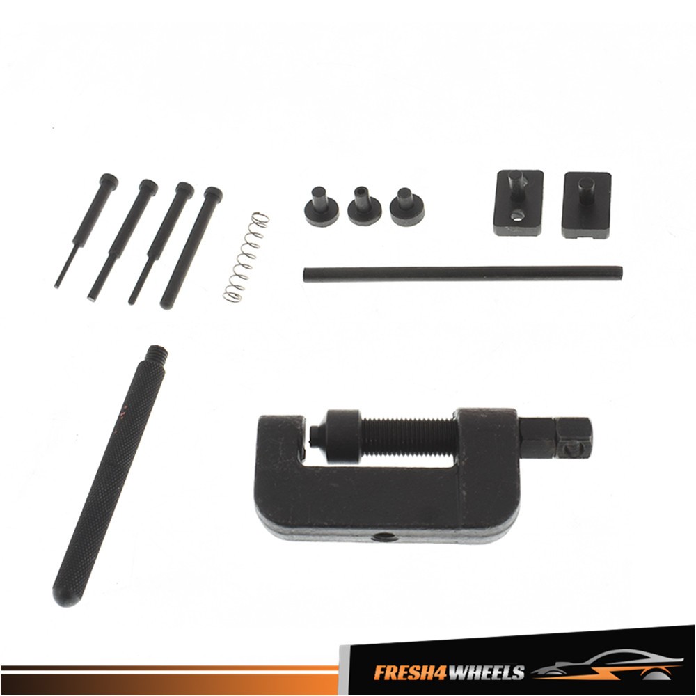 13PCS Motorcycle Bike Chain Breaker Splitter Link Riveter Set Riveting Tool Kit
