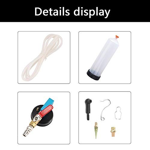 Universal Auto Brake Fluid Extractor & Power Steering Oil Change Tool Kit for Ca