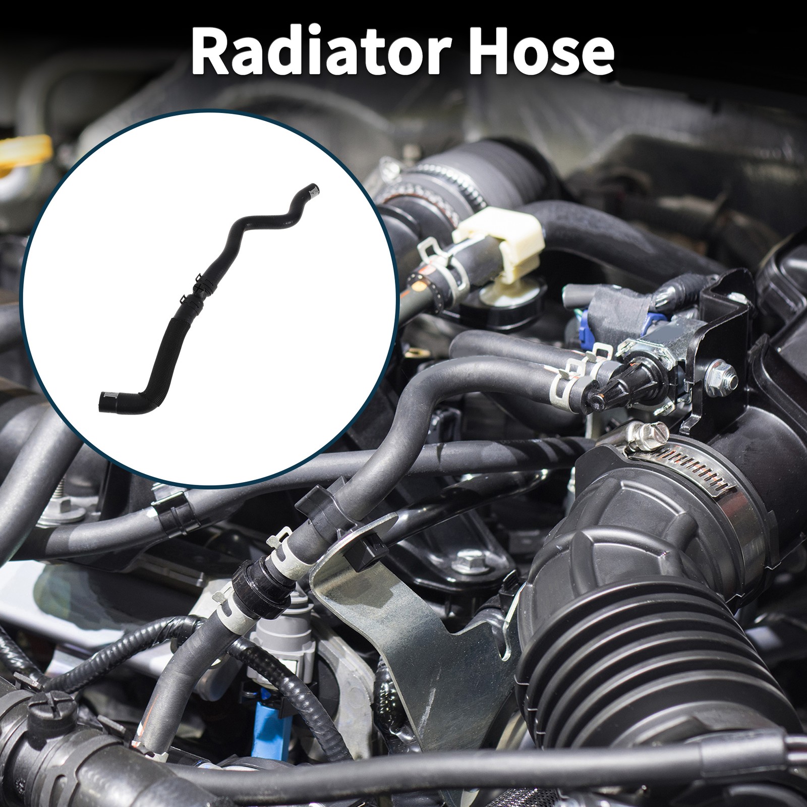 Radiator Hose No.7L8121051F for Audi Q7 3.0L 2011-2015 Coolant Hose