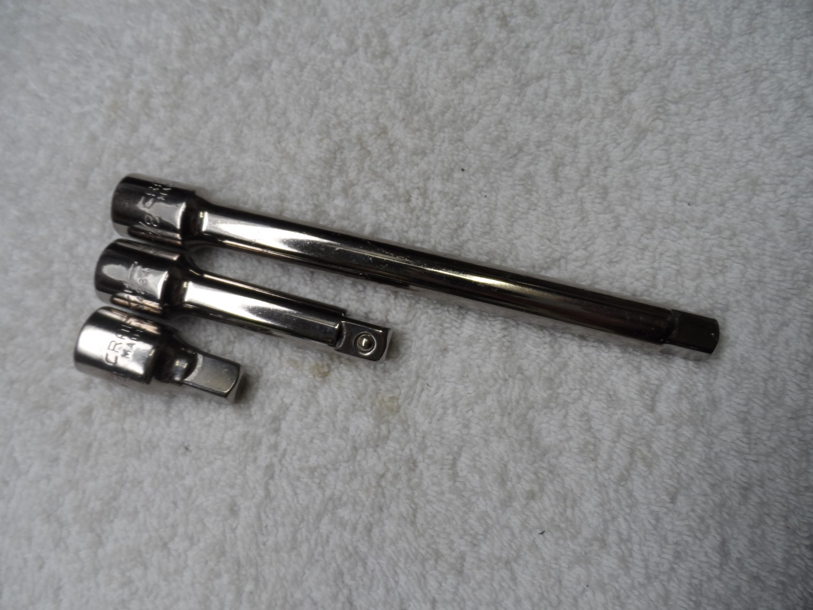 Craftsman 3/8″ Drive, 1.5″ 3″ 6″ Extension Set, USA – PN 43537, 44264, 44261