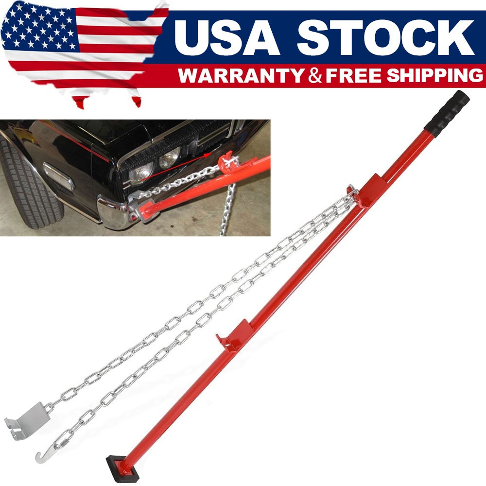 Pulling Stick Body Kit-Car Panel Bumper Alignment Repair Tool w/ 2 Welding hooks