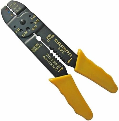 Pico Wiring Accessories 0100PT Hand Crimping Tool Yellow