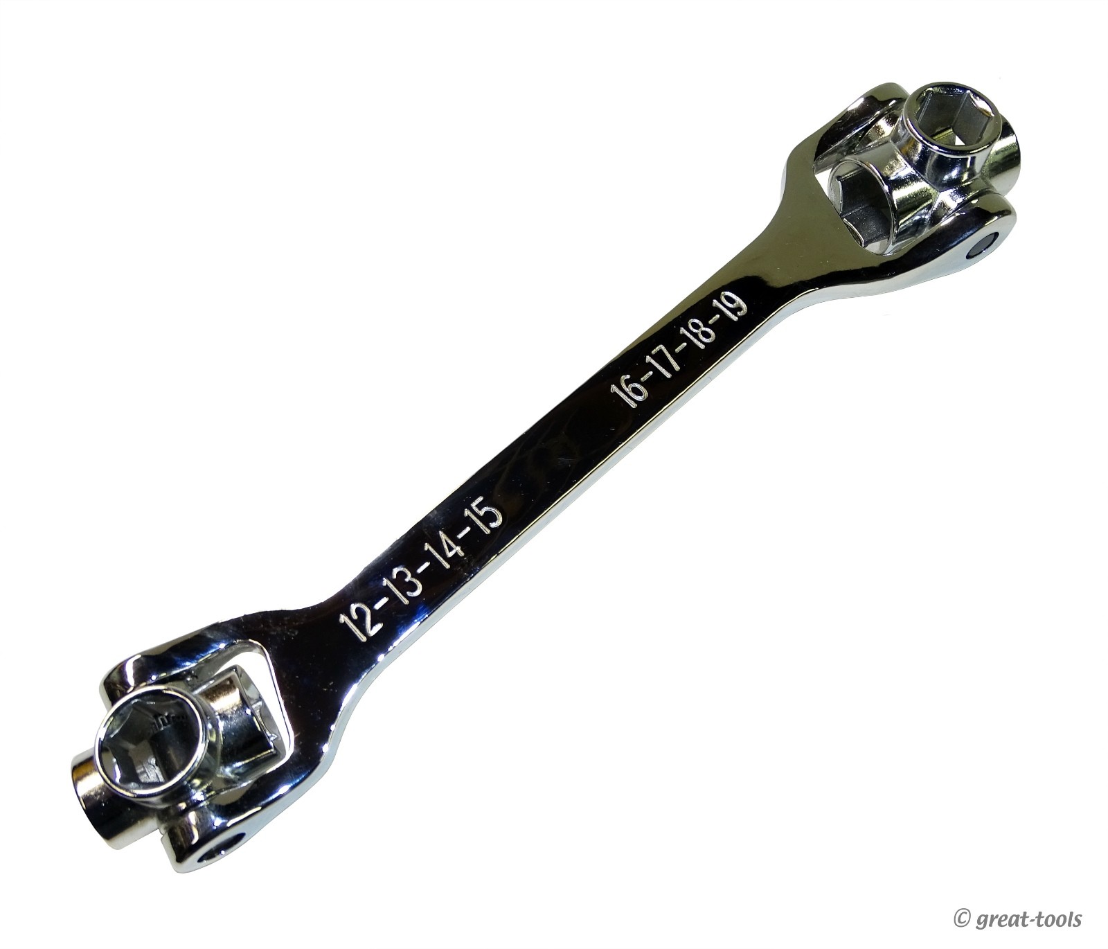 METRIC 8–in–1 OIL DRAIN PLUG SOCKET WRENCH – mm automotive oil changing tools