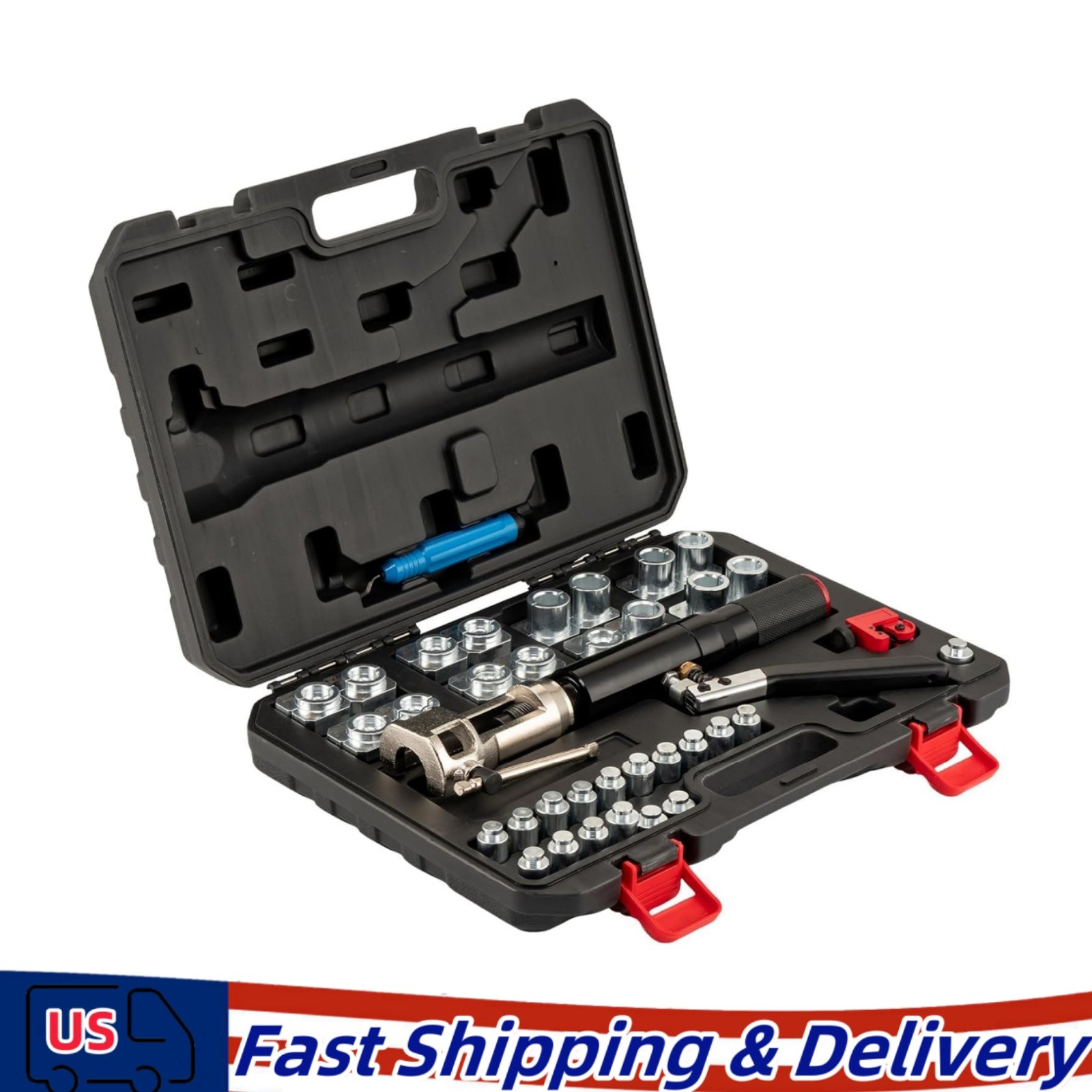 Hydraulic Brake Line Flaring Tool Kit Double Flaring Tool 45° for 3/16″ to 1/2″