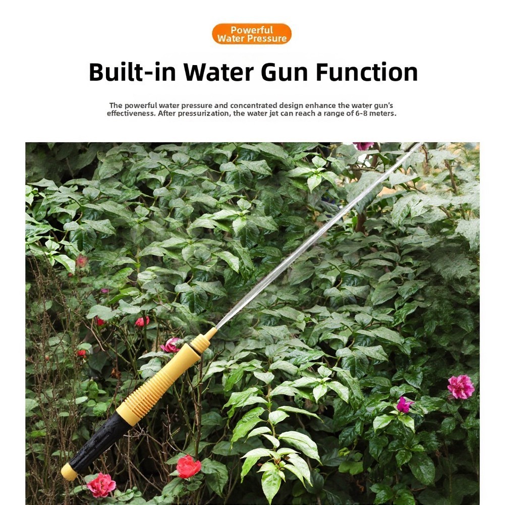 for For Garden Hose Compatible Rotating Car Wash Brush with Foam Dispenser