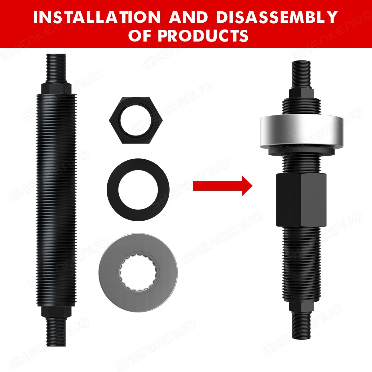 66515 Harmonic Balancer Installation Tool For Chevy BBC,SBC Engine New