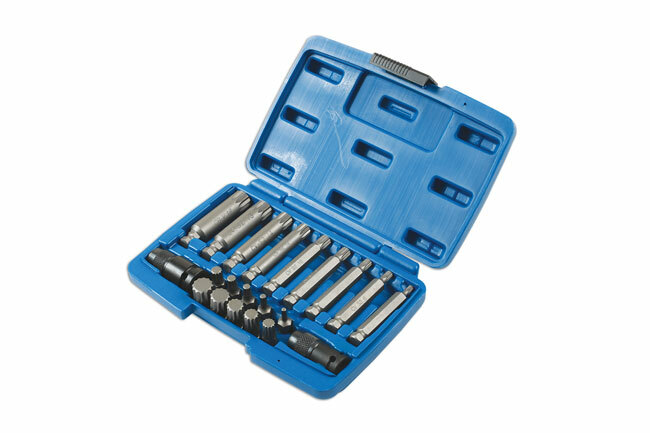 Laser 7684 21 Piece Spline Impact Bit Set TS3