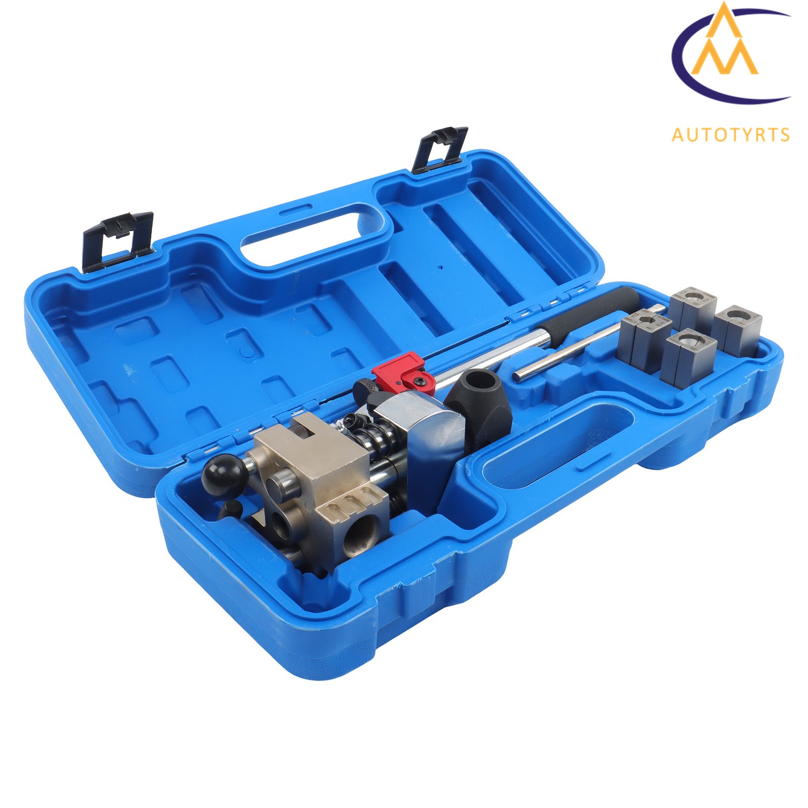 Brake Line Flaring Tool Kit 45° Single Double Bubble Flare for 3/16″ 1/4″ 5/16″