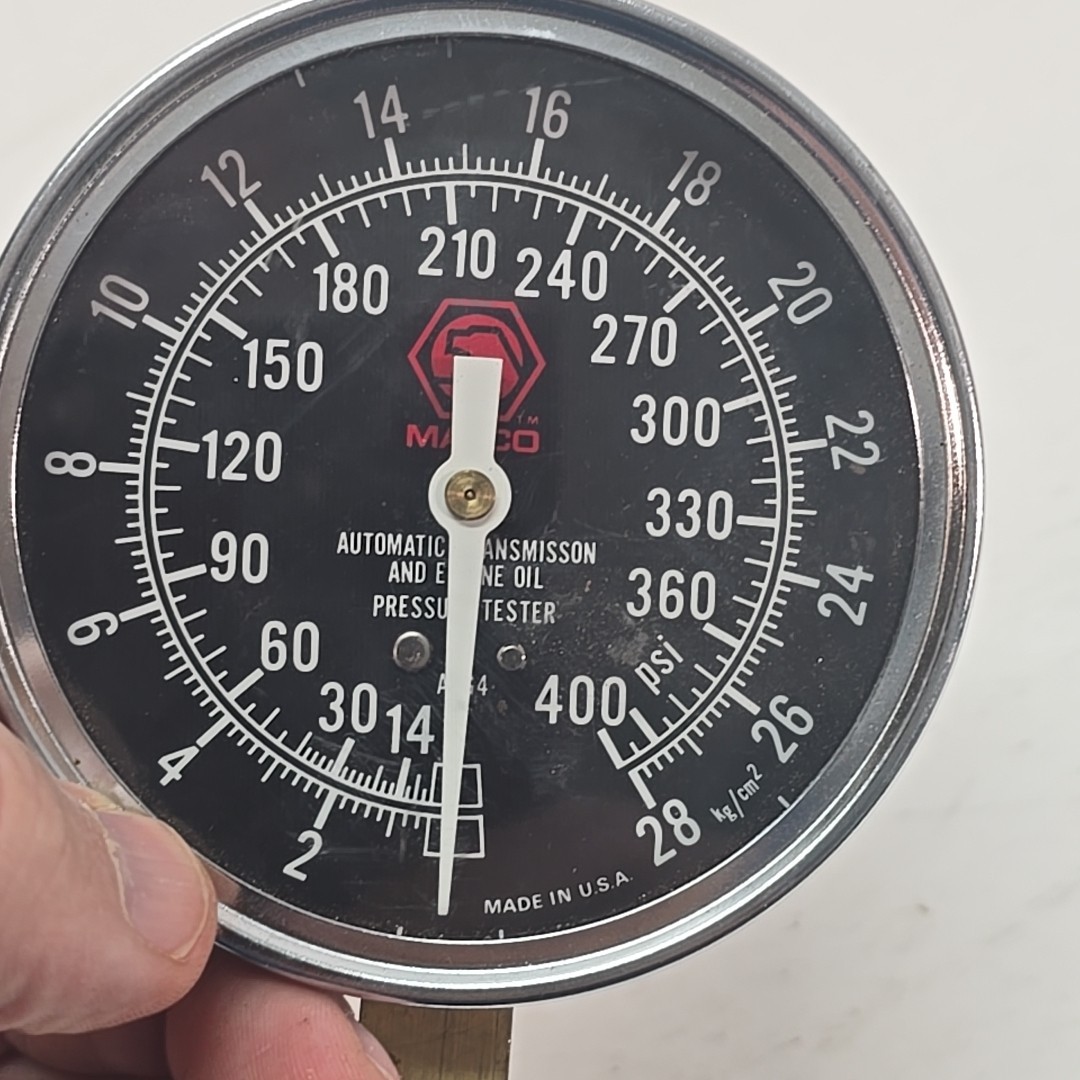 Matco Tools ATG4 Automatic Transmission Engine Oil Pressure Tester Gauge Only