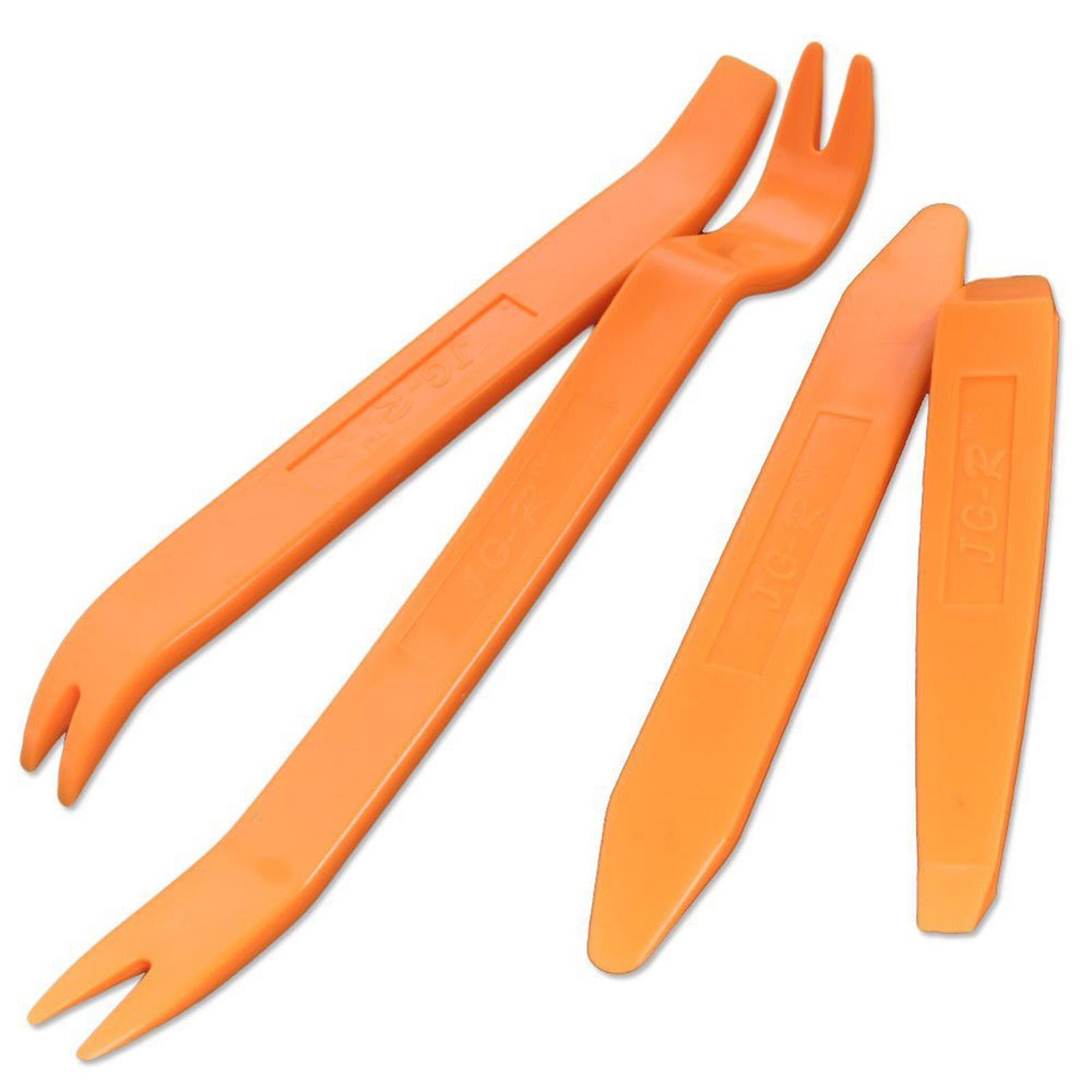 4PC Plastic Auto Upholstery Car Audio Dash Panel Clip Removal Installer Pry Tool