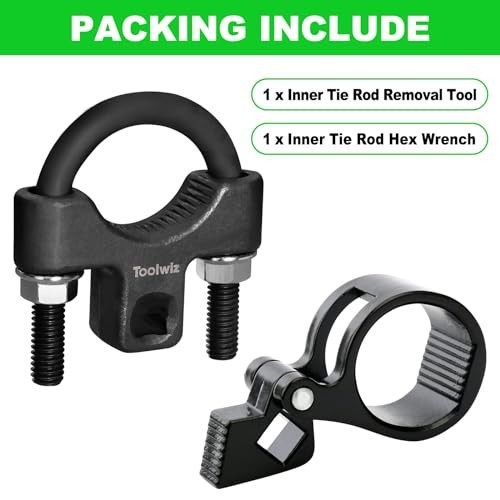 Universal Inner Tie Rod Removal Tool Kit – 3/8″ Low Profile Hex Wrench, 27-42mm,