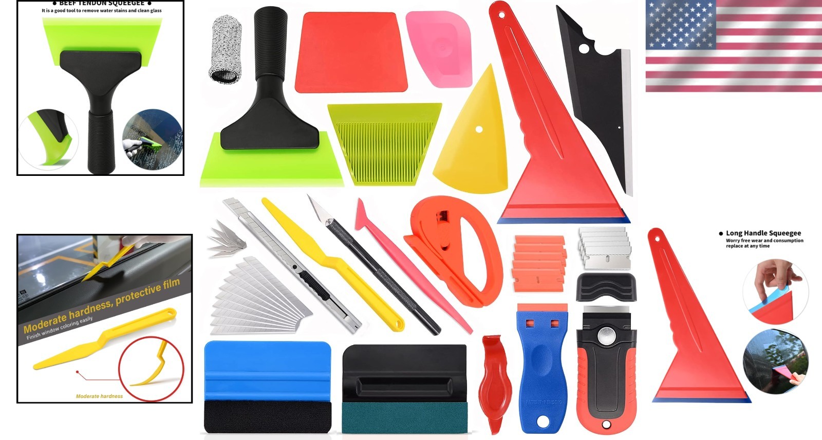 PPF & Window Tint Installation Kit – Durable Tools for Professionals