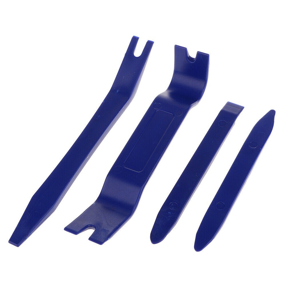 Car Body Auto Door Trim-Panel Dashboard-Removal Pry Pullers Garage Tool Set 4pc