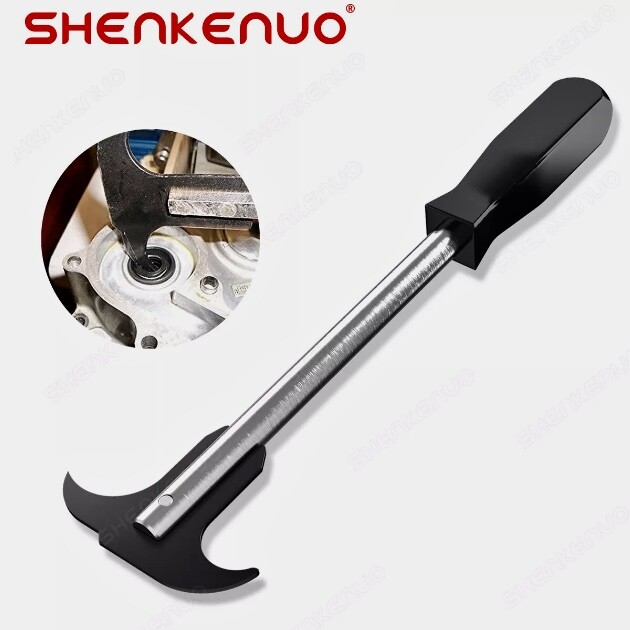 Oil- Seal Puller Universal Oil- Seal Removal Tool Dual Hook Tip Design for Car