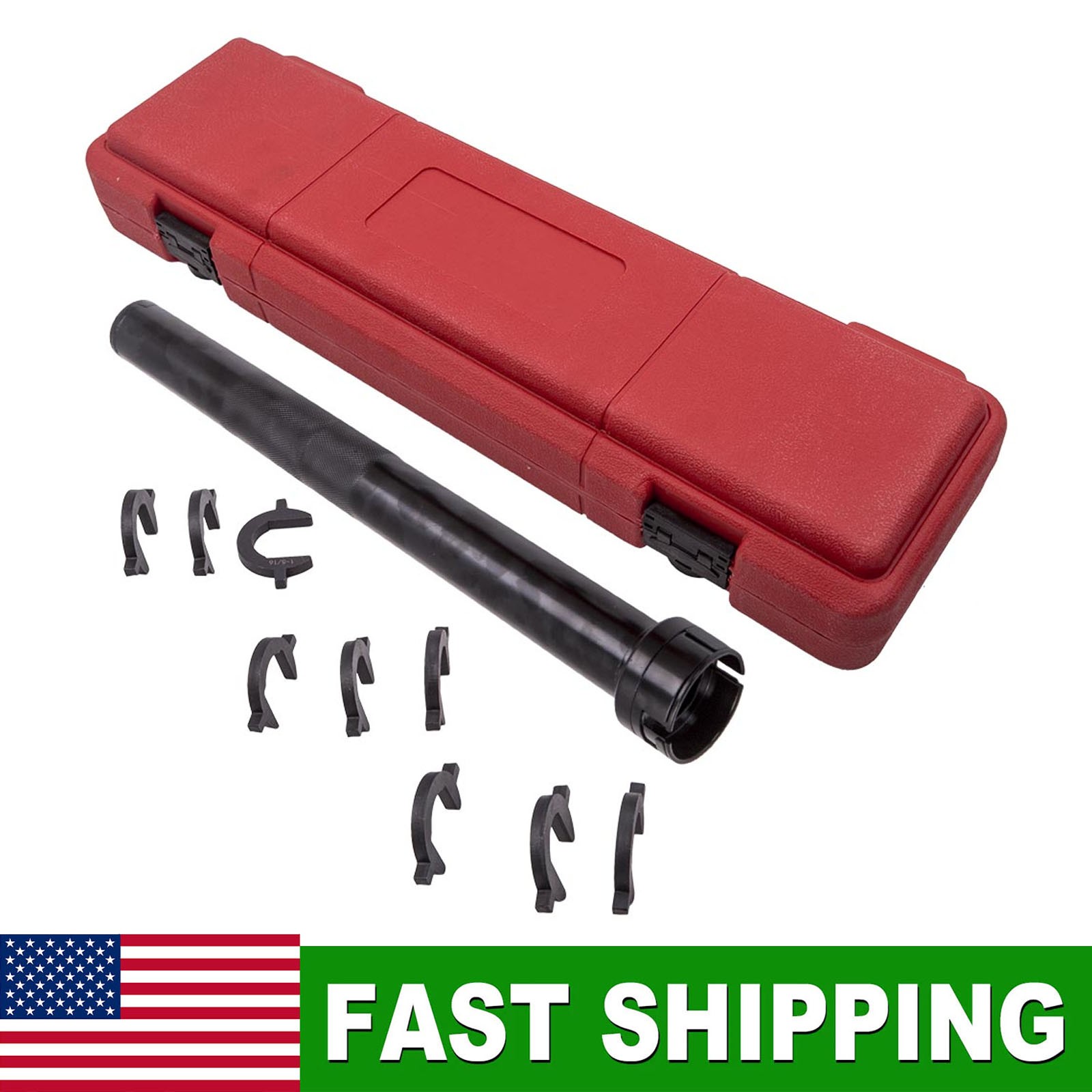 1/2” Drive Inner Tie Rod End Installer Remover Tool Set Adjuster w/ 9 Adapters