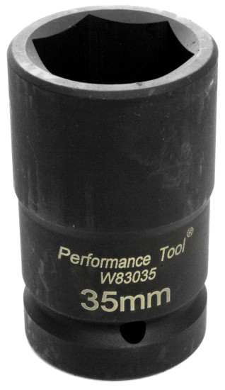 Performance Tool W83035 1″ Drive 35MM Metric Budd Wheel Socket Use on Isuzu, …