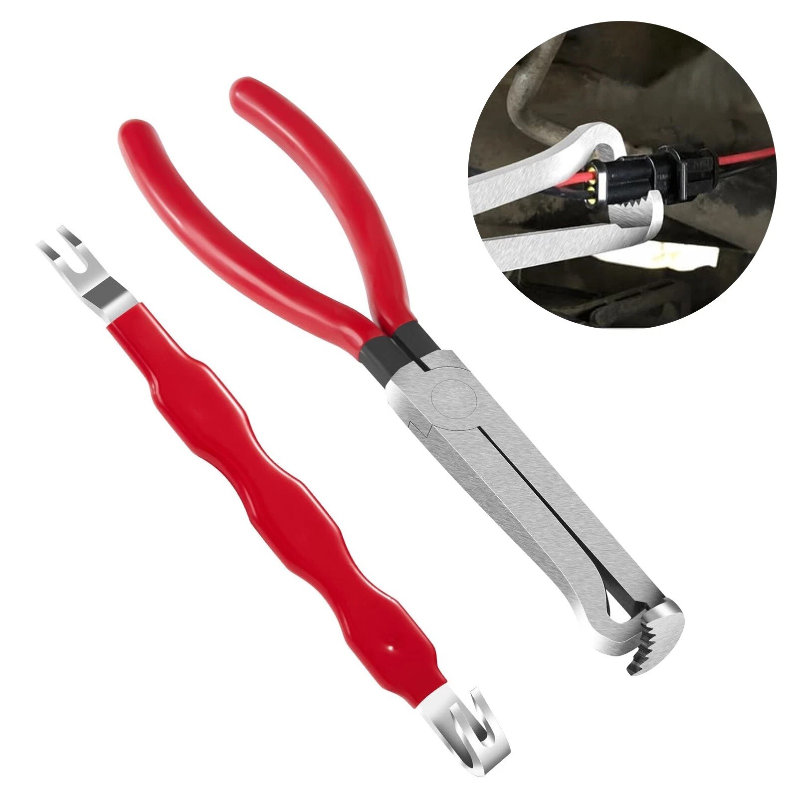 2PCS Electrical Disconnect Plier Connector Separator Removal Tool Kit Automotive