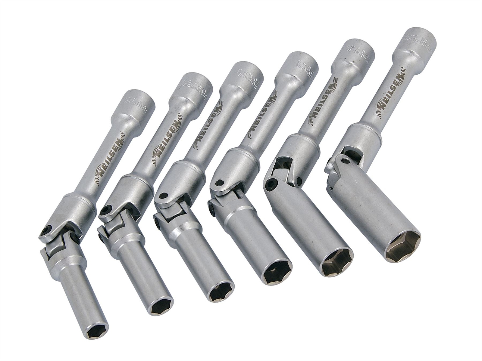 6pc Diesel Glow Plug Socket Removal 3/8″ Square Drive Set 8,9,10,12,14,16mm
