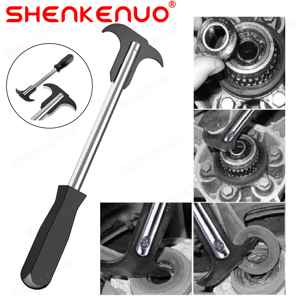 Car Oil Seal Puller Grease Seals Twin Hook Puller Hand Tool 305MM Professional