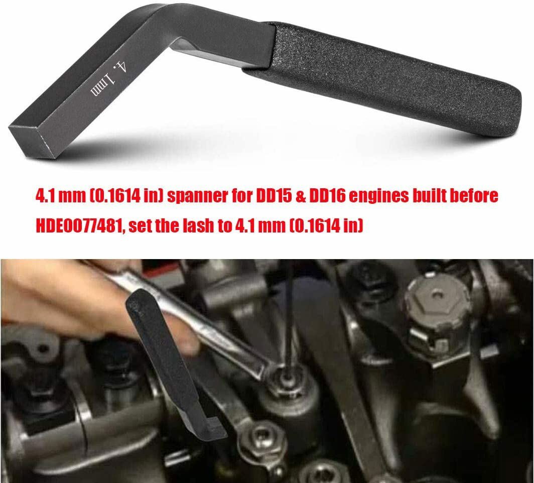 7mm 4.6mm 4.1mm Engine Brake Adjustment Tool Jake Brake Feeler Gauge for Cummins