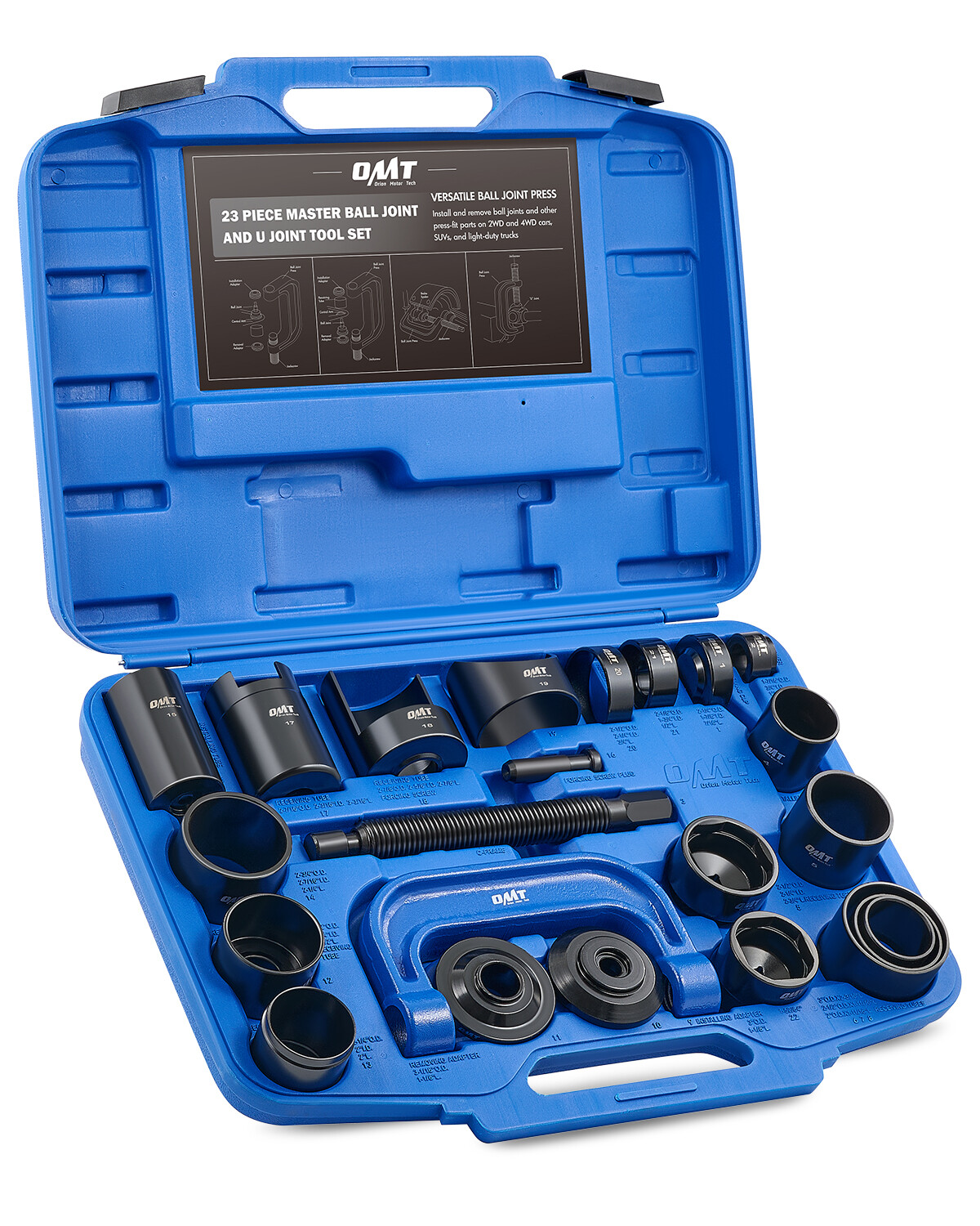 OMT Master Ball Joint Press Kit 23pcs Ball Joint Removal Tools for Auto Service