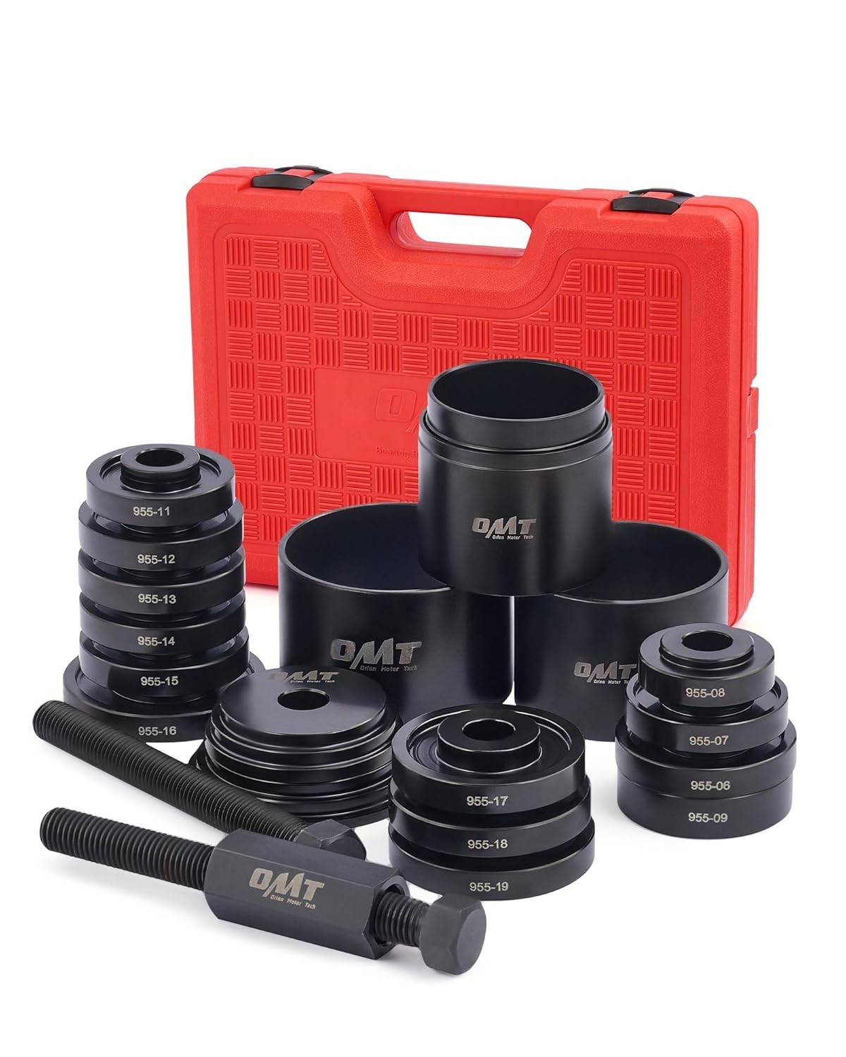 Orion Motor Tech 24pc Wheel Bearing Press Kit Front Wheel Drive Removal Tool Set