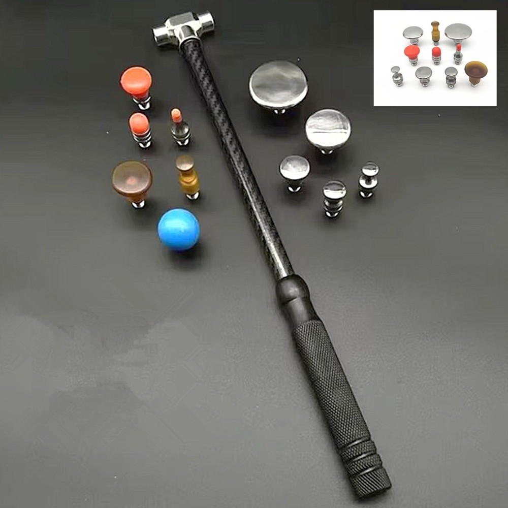Carbon Fiber Blending Paintless Dent Repair Hammer Hail Repair Dent Removal Tool