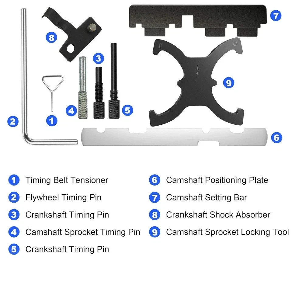 1.5 1.6 Timing Tool Kit Compatible with Ford Fiesta Fusion Escape NEW VERSION