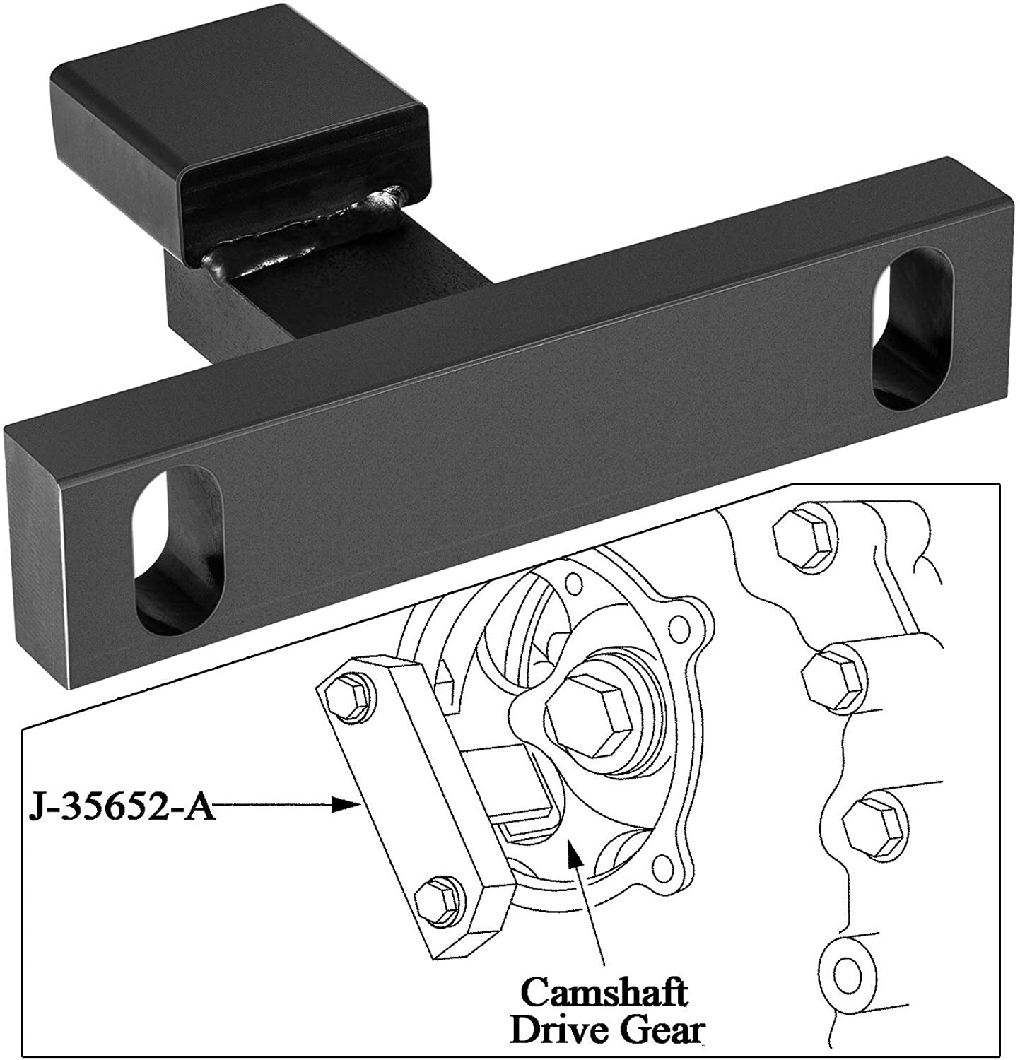 Cam Gear Retaining Tool J-35652-A for Detroit Diesel Engines 60 Series & M30116