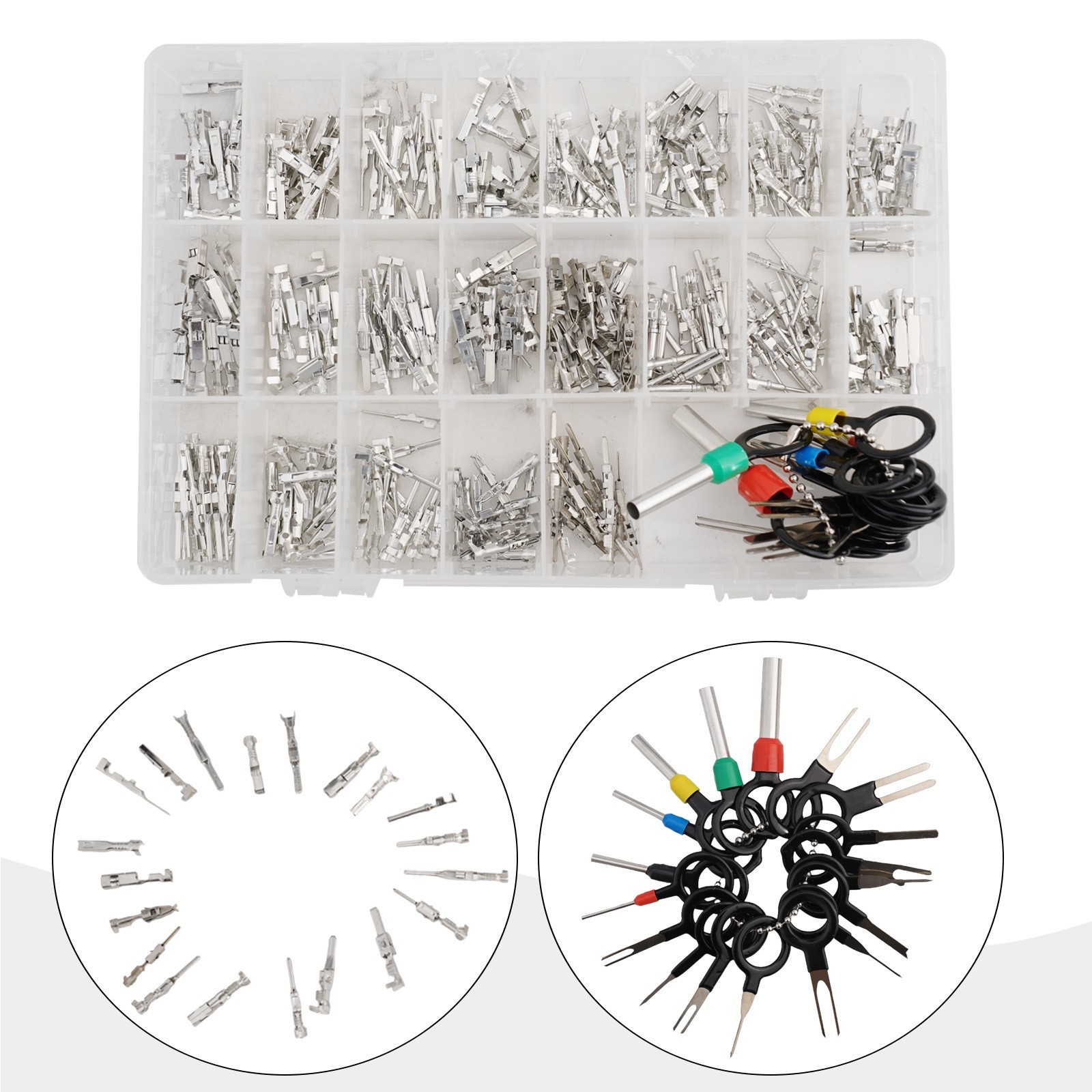 Professional 340pcs Terminal Pins Wire Harness Pins Kit for Top Performance