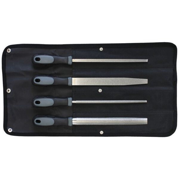 IPA 4 Piece 8″ Diamond Coated 100 Grit File Set 8108