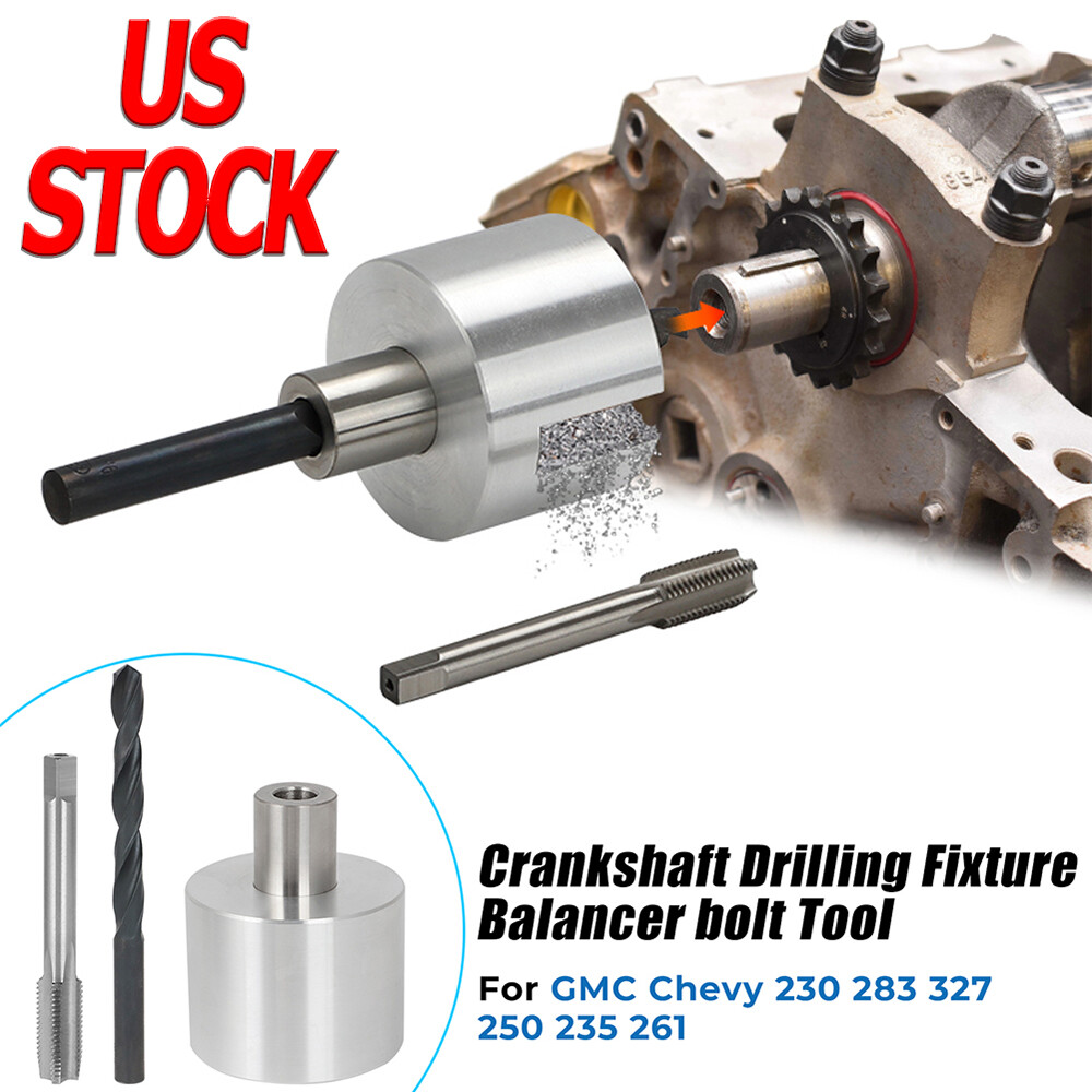Crankshaft Drilling Fixture Balancer Bolt 216 194 230 248 283 327 348 Tool USA