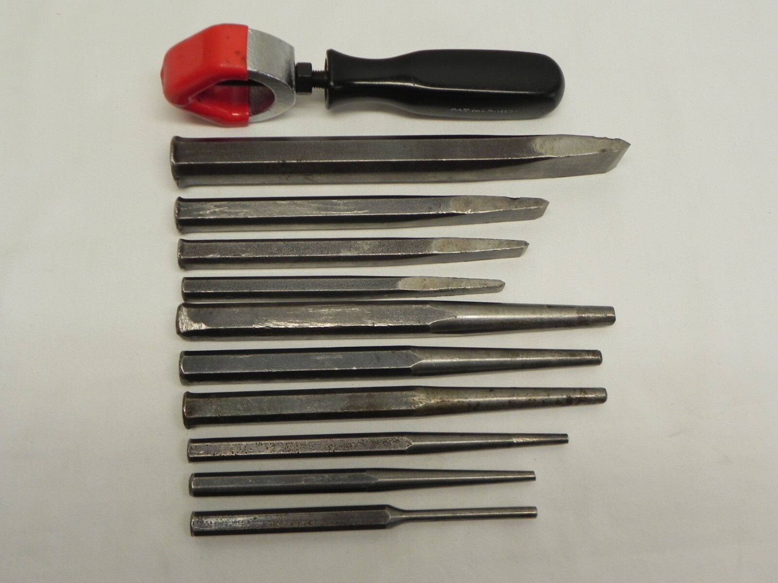 Snap-On 11 Piece Punch & Chisel Set w/ PPC-5 Holder