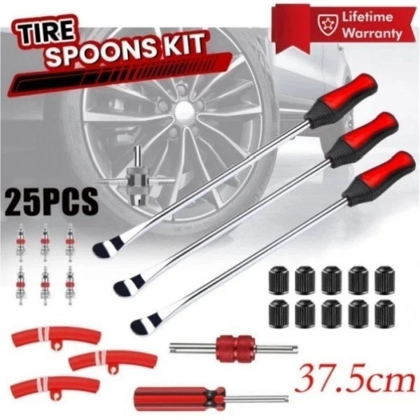 Steel Tire Spoon Lever Iron Tool Kit Professional Motorcycle Tire Changing Tool