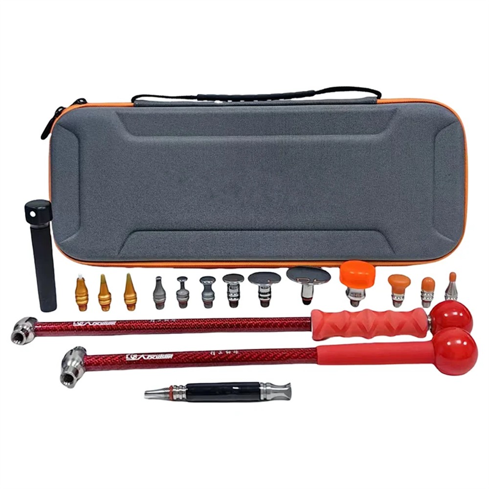 1Set Carbon Fiber Blending Hammers Paintless Dent Repair Removal Knockdown Tools