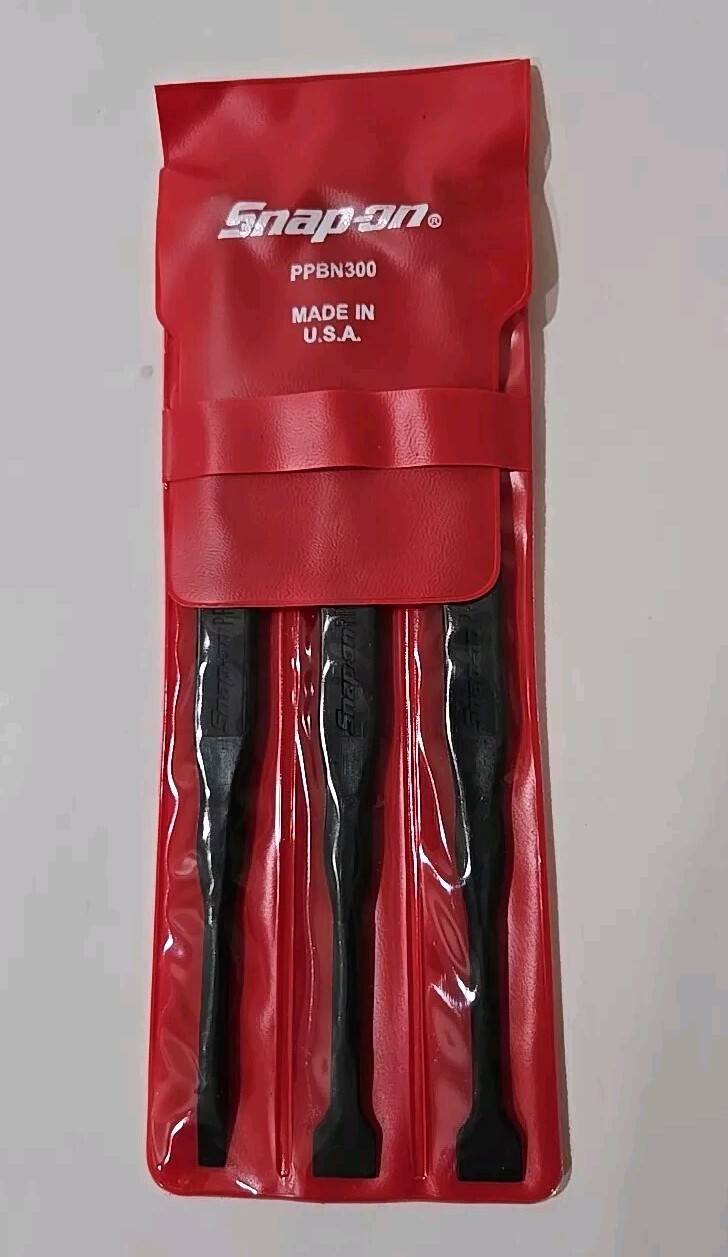 Snap On Tools 3 PC Pry Angled Tip Set Specialty Composite material PPBN300 NEW