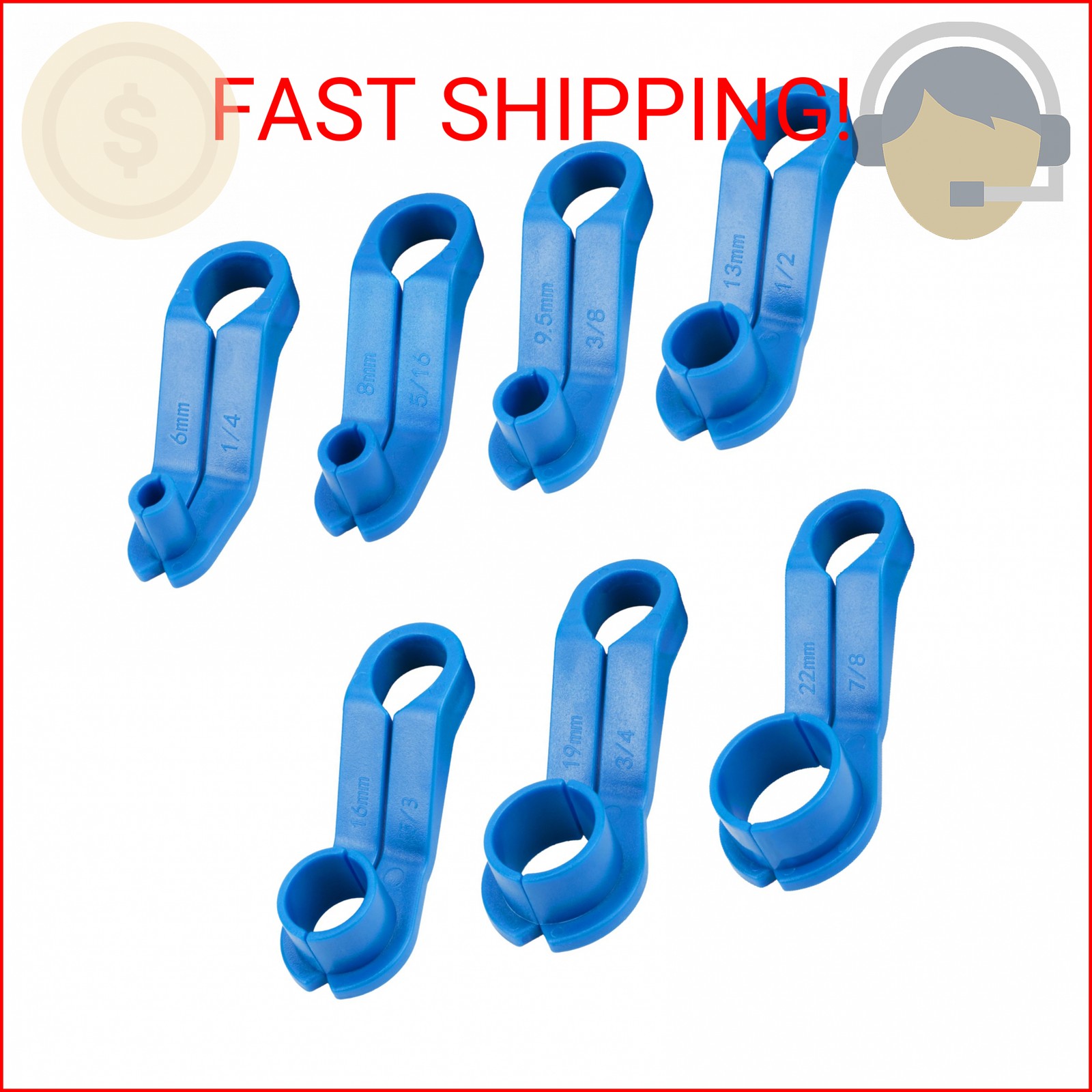 BFXM 7Pcs Fuel Line Disconnect Tool Set, Transmission Line Disconnect Tool