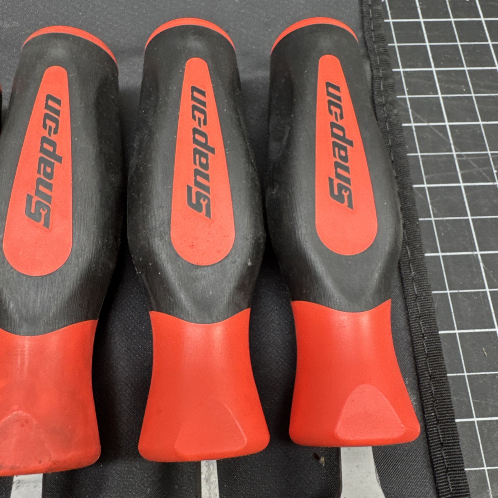 Snap-On Tools SGHBF500A Red Soft Grip 4-Piece File Set H1