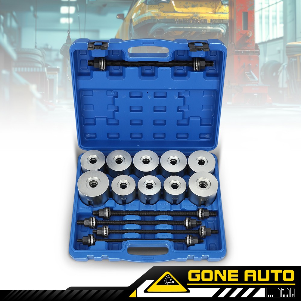 Press Pull Sleeve Kit Universal 27pcs Bush & Bearing Removal Insertion Tool Set