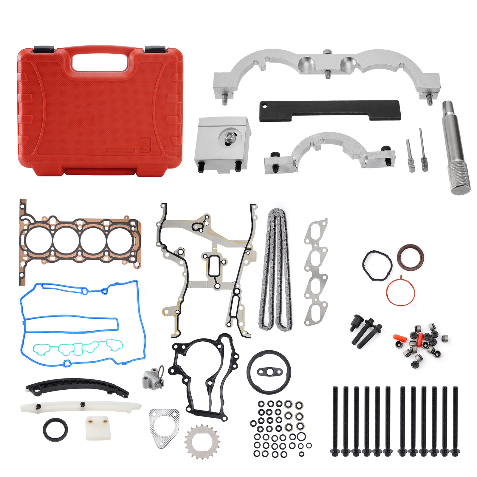 Head Gasket Bolts + Timing Chain Tool Kit For Buick Encore Chevrolet Trax 1.4T