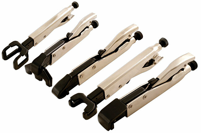 Power-Tec 91984 5 Piece Self Locking Welding Clamps
