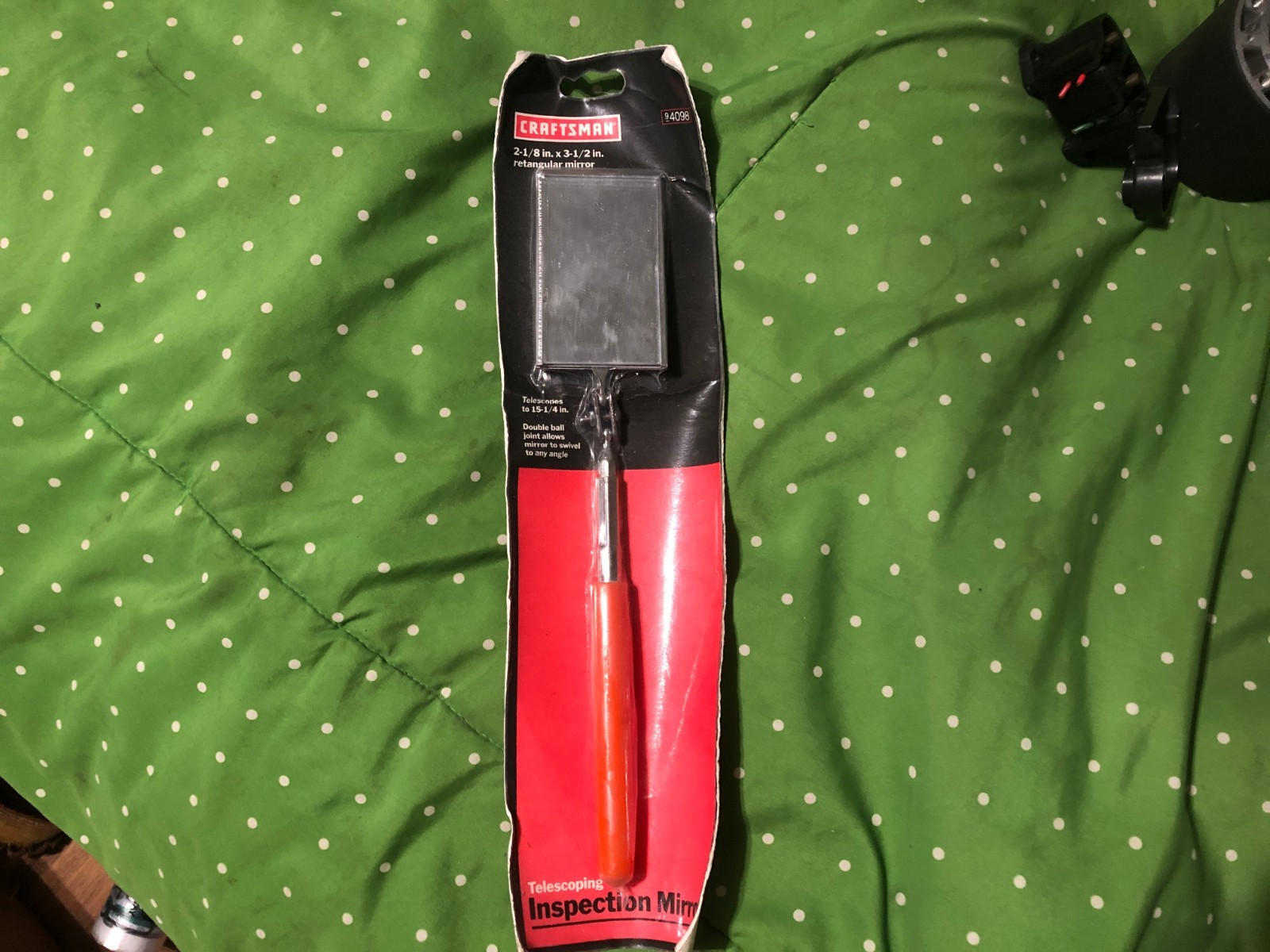 Craftsman Telescoping Inspection Mirror 21/8 x 3 1/2 extends to 15 1/4′ new