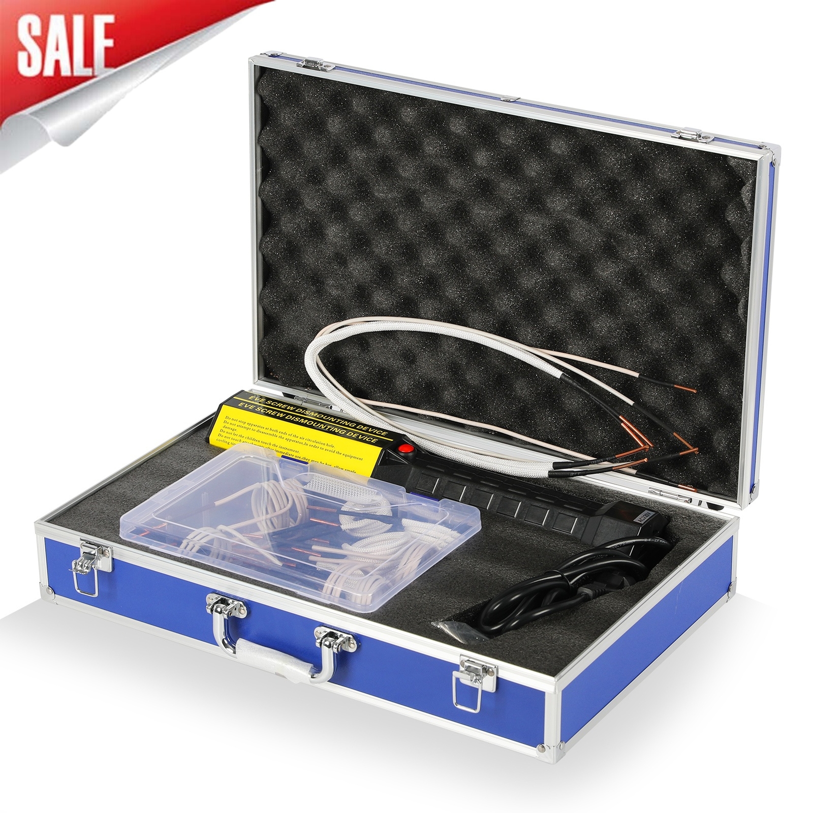Magnetic Induction Heater Kit with 8 Coils with Storage Box Handheld Bolt Buster